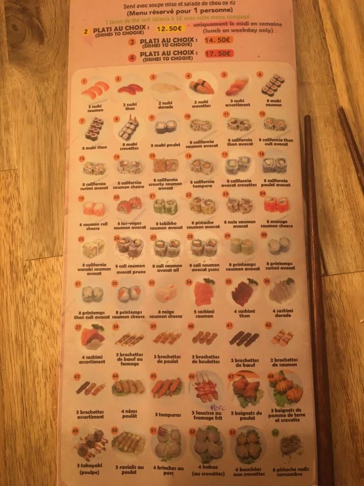 Spring Sushi - Menu Image 4